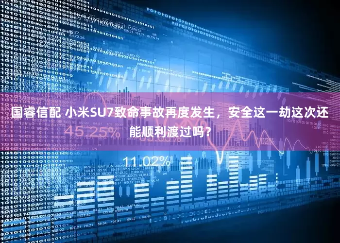 国睿信配 小米SU7致命事故再度发生，安全这一劫这次还能顺利渡过吗？